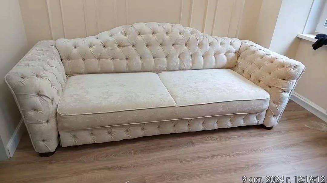 Замена обивки дивана на дому. Тёплый Стан